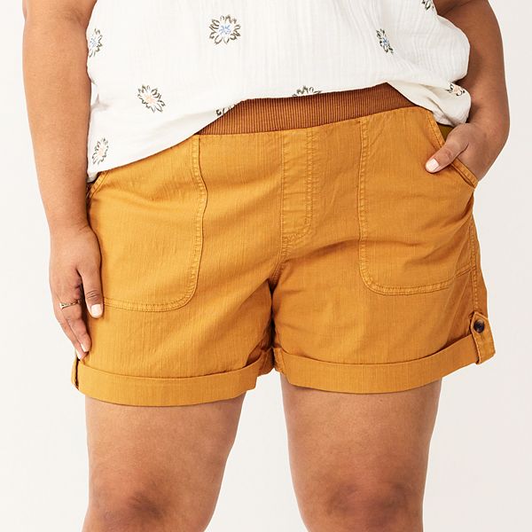 Plus Size Sonoma Goods For Life® Easy PullOn Utility Shorts