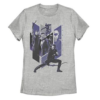 Juniors' Marvel Avengers: Endgame Hawkeye Mashup Tee