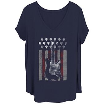 Juniors' Guitar Pick Glag Tee