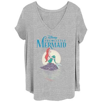 Disney's The Little Mermaid Juniors' Plus Colors Poster Tee