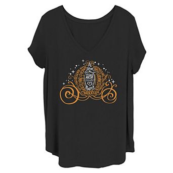 Disney's Cinderella Juniors' Plus Pumpkin Carriage Tee