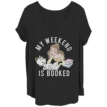 Disney's Beauty And The Beast Reading Juniors' Plus Tee