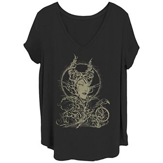 Juniors' Plus Disney Sleeping Beauty Maleficent Tee