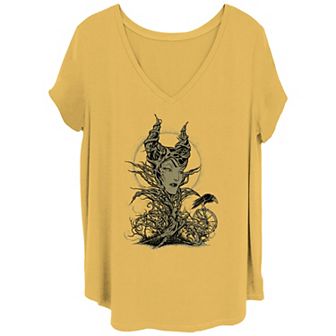 Juniors' Plus Disney Sleeping Beauty Maleficent Tee