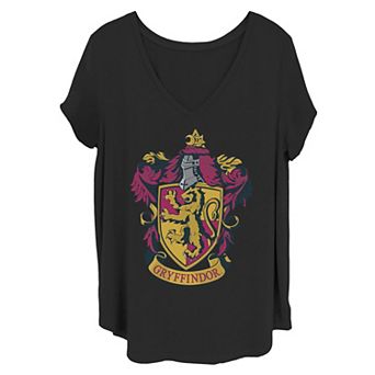 Juniors' Plus Size Harry Potter "Gryffindor" Symbol Graphic Tee