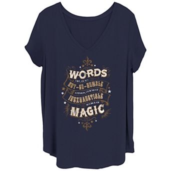 Juniors' Plus Size Harry Potter "Words In My Not So Humble Opinion" Graphic Tee