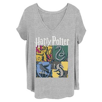 Juniors' Plus Size Harry Potter All Houses Tee
