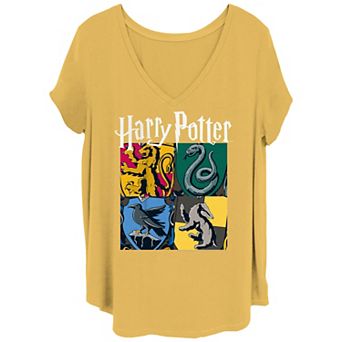 Juniors' Plus Size Harry Potter All Houses Tee