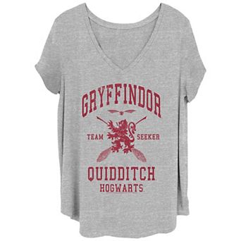 Juniors' Plus Size Harry Potter "Gryffindor Quidditch" Graphic Tee