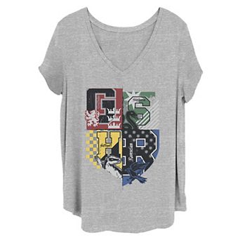 Juniors' Plus Size Harry Potter Group Teams Graphic Tee