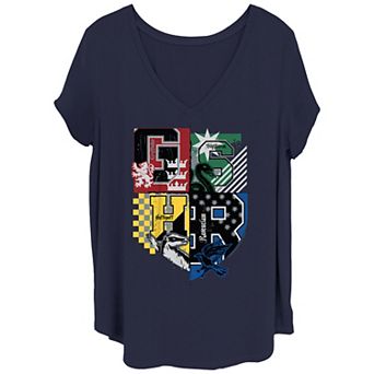 Juniors' Plus Size Harry Potter Group Teams Graphic Tee