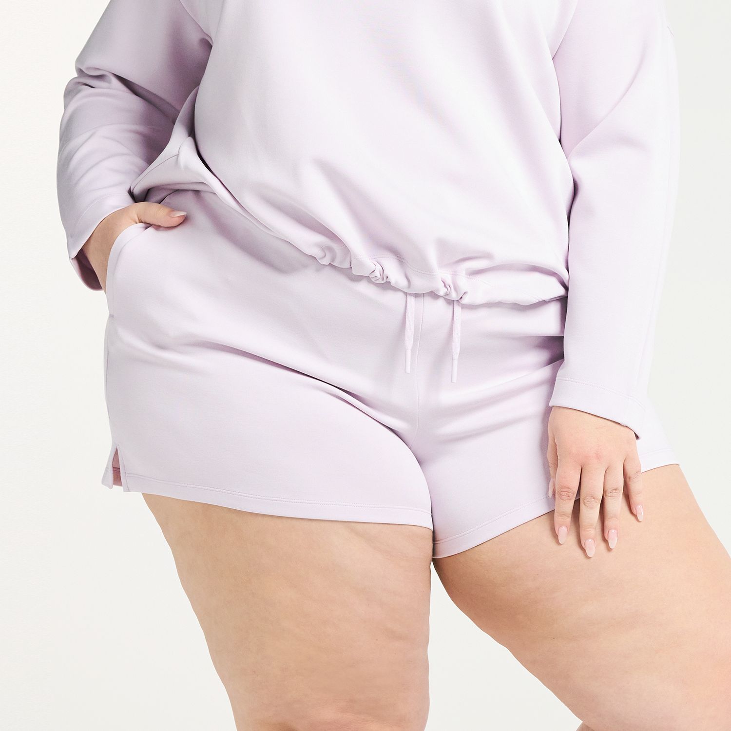 plus size lounge shorts