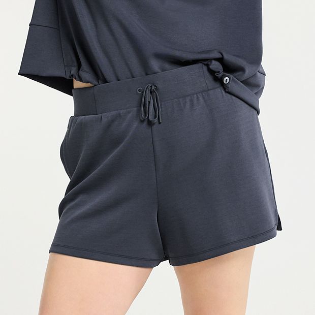 Plus Size FLX High Waisted Lounge Shorts