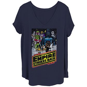 Juniors' Plus Size Star Wars Empire Hoth Group Shot Tee