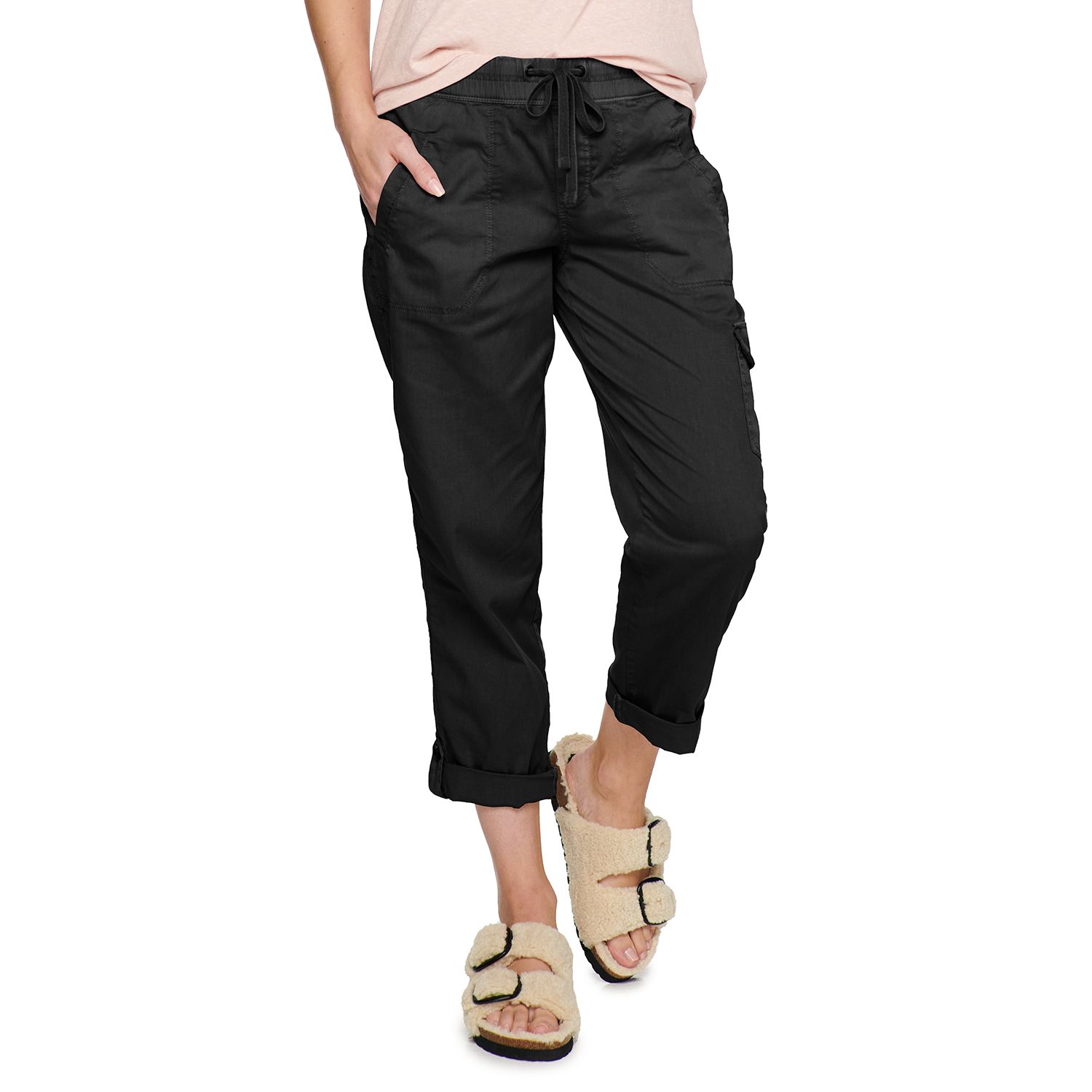 kohls womens petite capri pants