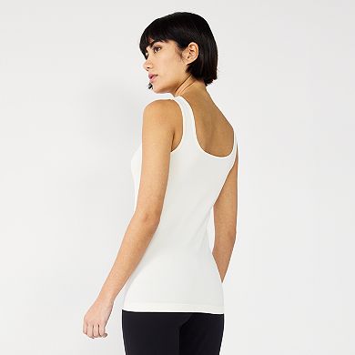 Women's Nine West Essential Soft-Spun Seamless Squareneck Tank