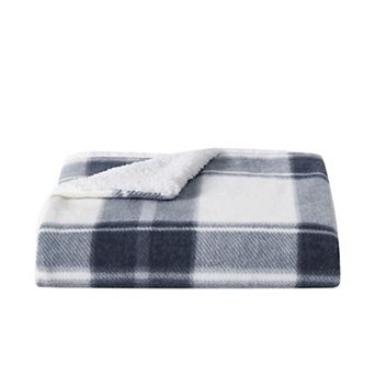 Cannon Cozy Teddy Plaid Blanket