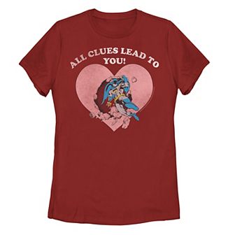 Juniors' Batman All Clues Lead To You Breakthrough Portrait Tee