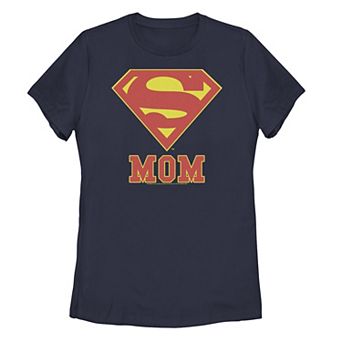 Women's DC Comics Super Mom Chest Logo Tee