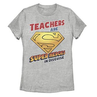 Juniors' DC Comics Superman Teachers Are Superheroes In Disguise Tee