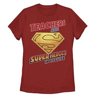 Juniors' DC Comics Superman Teachers Are Superheroes In Disguise Tee