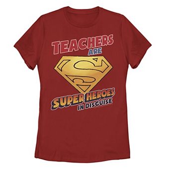 Juniors' DC Comics Superman Teachers Are Superheroes In Disguise Tee