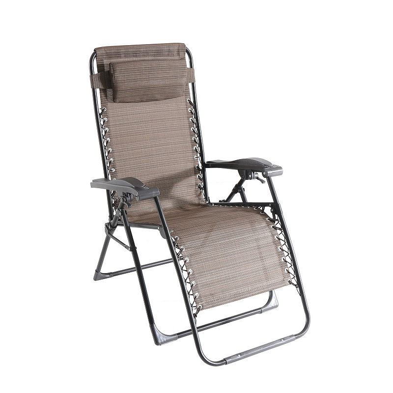 Sonoma Goods For Life Anti-Gravity Patio Lounge Chair, Med Brown