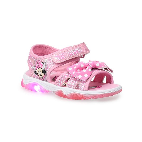 Disney s Minnie Mouse Toddler Girls Light Up Sandals