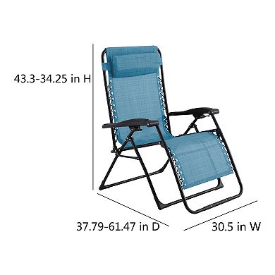 Sonoma Goods For Life® XL Zero Anti-Gravity Patio Lounge Chair