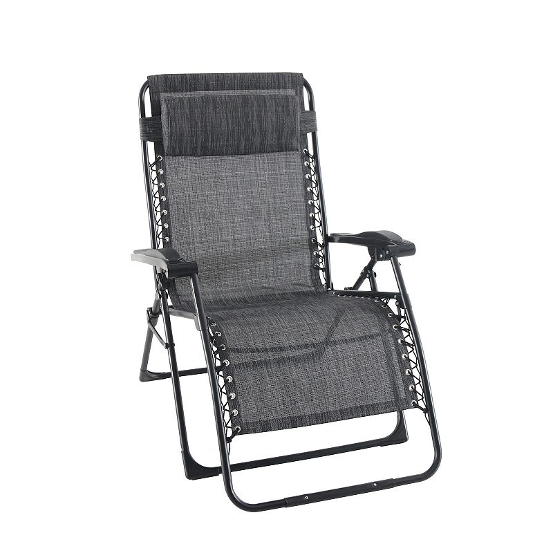 Sonoma Goods For Life XL Anti-Gravity Patio Lounge Chair, Dark Grey