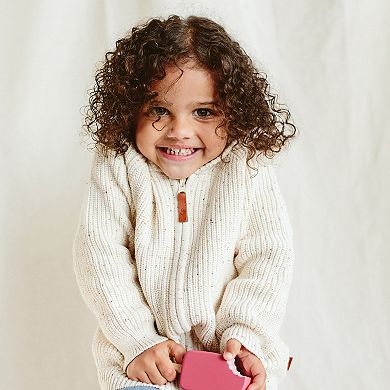 Baby & Toddler goumi Organic Cotton Knit Hoodie