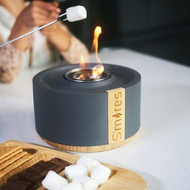 TerraFlame S'mores Roaster Gift Set with Bamboo Tray