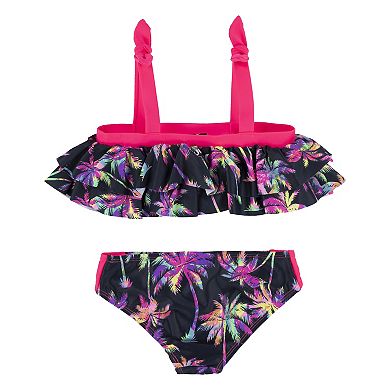 Girls 7-16 Hurley Tiered Bikini Top & Bottoms Swimsuit Set