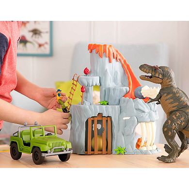 Terra by Battat Electronic T. Rex Lava Dinosaur Figures and Accessories Playset