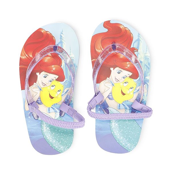 Toddler Girl Disney The Little Mermaid Flip Flops