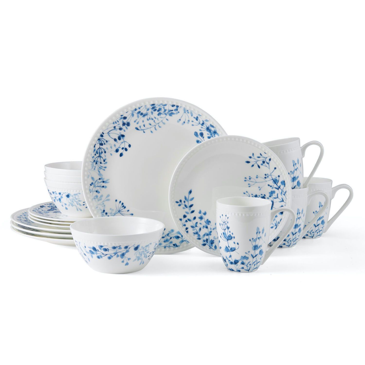 Cheers® White 40 Piece Dinnerware Set, Service for 8 – Mikasa