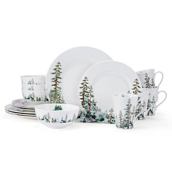 Mikasa Watercolor Forest 16 pc Dinnerware Set