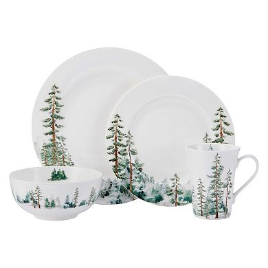 Mikasa Watercolor Forest 16-pc. Dinnerware Set