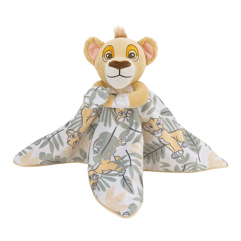 Disneys Simba Leaves Lovey Security Blanket, Yellow