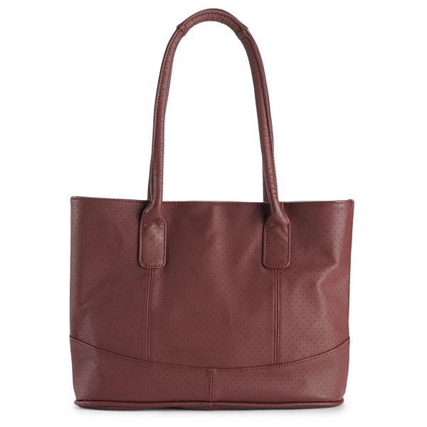 AmeriLeather Casual Leather Tote - Chestnut