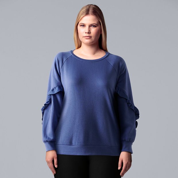 Plus Raglan Sweatshirt