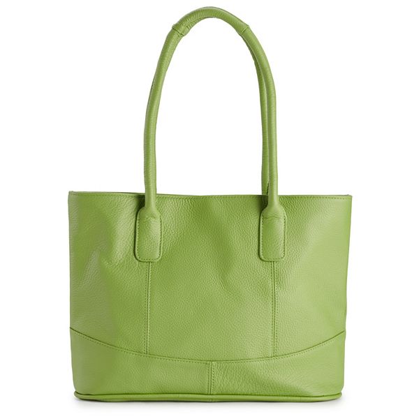 AmeriLeather Casual Leather Tote Bag