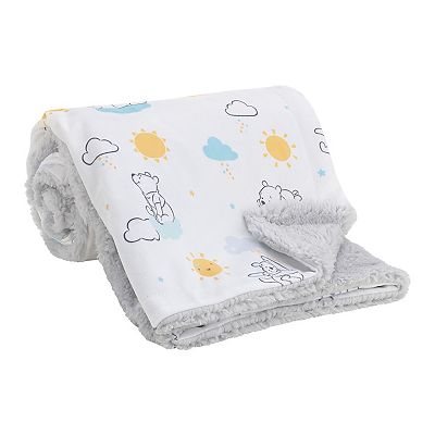 Disney s Winnie the Pooh Velboa Sherpa Baby Blanket