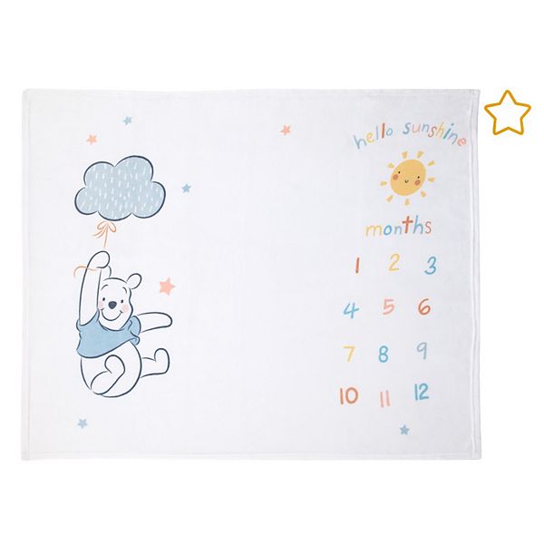 Winnie the pooh milestone blanket new arrivals