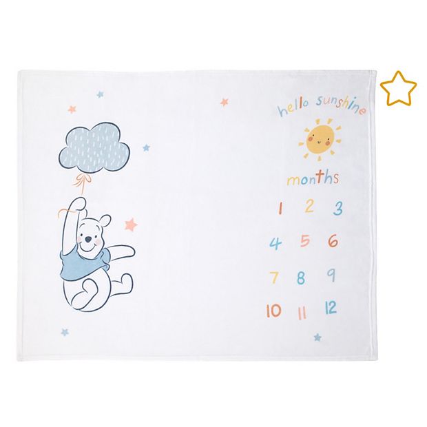 Disney s Winnie the Pooh Milestone Baby Blanket
