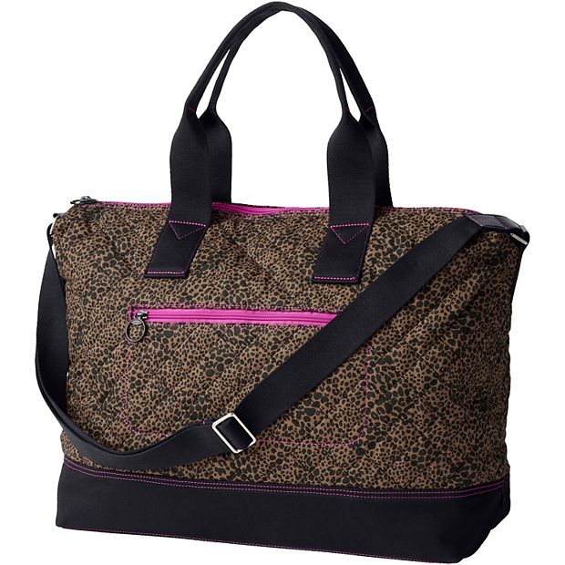 Lands end outlet leopard tote