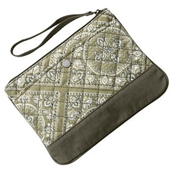 Lands' End Medium Quilted Wristlet