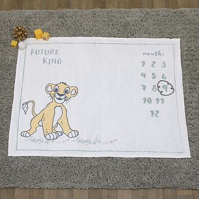 Disney's The Lion King Simba Milestone Baby Blanket