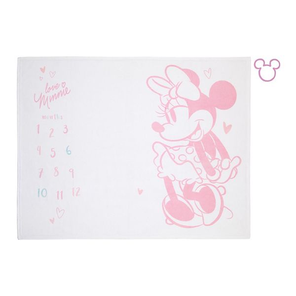 Disney's Minnie Mouse Milestone Baby Blanket