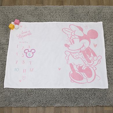 Disney's Minnie Mouse Milestone Baby Blanket